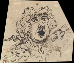 Grotesque Female Head by William Hogarth